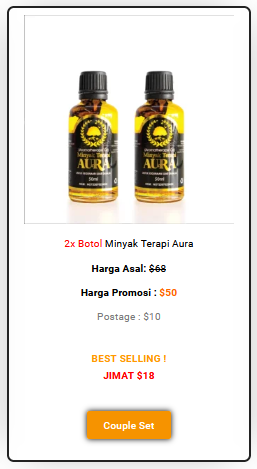 Minyak Terapi Aura Couple Set