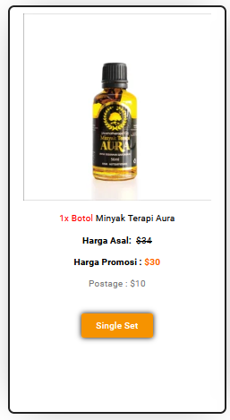 Minyak Terapi Aura Single Set